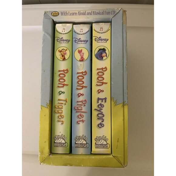 Disney Winnie the Pooh 3 Puffy Books‎ Collection Books Only - Picture 1 of 10